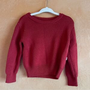 Play by Little Sleepies Red Knit Sweater  | 12–18M
